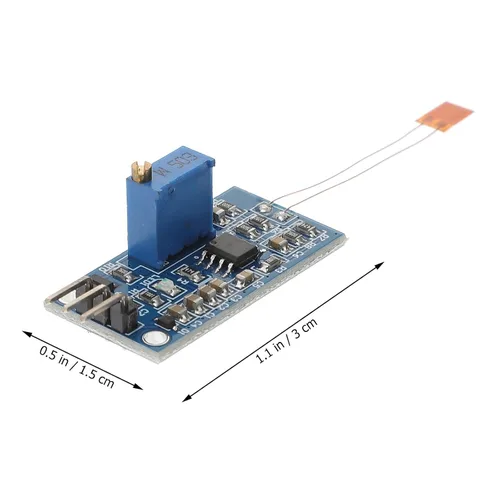 Vista 6 de Hemobllo Salida de voltaje del amplificador de carga del módulo del sensor de prueba de flexión del medidor de tensión