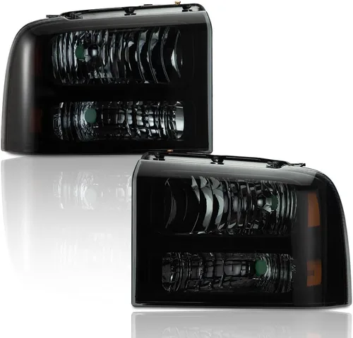 Vista 34 de GRAND ORANGE - Juego de faros delanteros, compatible con Ford F250 F350 F450 F550 1999-2004, para Ford Excursion 2000-2004, lado del conductor