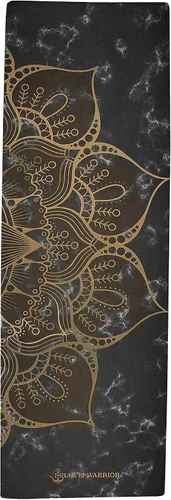 Vista 11 de Shakti Warrior Pro Hemp Mat – Diseñado por artista, tapete antideslizante ecológico de alta calidad, ideal para yoga regular y caliente, pilates