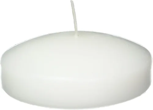Vista 2 de Richland® Juego de 24 velas flotantes blancas de 2 pulgadas