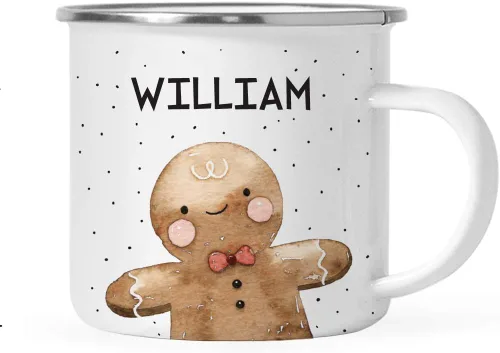 Vista 8 de Andaz Press Taza de café personalizada de acero inoxidable de 11 onzas, regalo de broma, oso de acuarela, 1 paquete, ideas personalizadas de taza