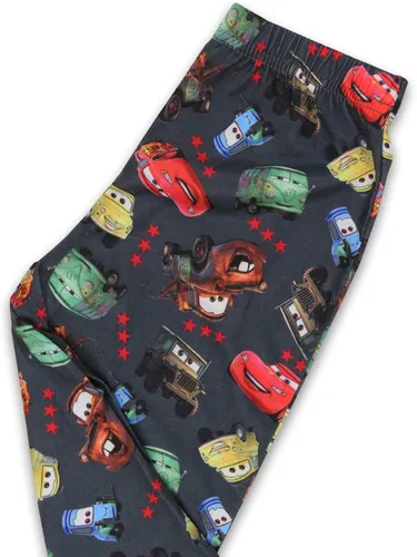 Vista 6 de Disney Cars - Conjunto de pijama de 2 piezas de manga corta para niños pequeños, Multi