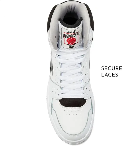 Vista 4 de Avia 821 - Tenis altos para hombre, para interiores o exteriores, zapatos de baloncesto para hombre, tallas 7 a 16, zapatos retro de caña alta