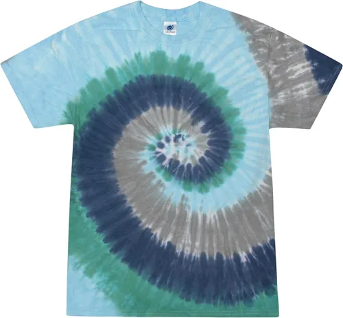 Vista 78 de Colortone Camisetas Tie Dye para Hombre y Mujer - Camisetas de manga corta unisex Tie-Dye para adultos Acadia