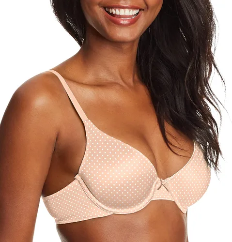 Vista 2 de Maidenform Comfort Devotion Demi - Brasier aterciopelado de cobertura completa, cómodo brasier con correas convertibles para todos los días
