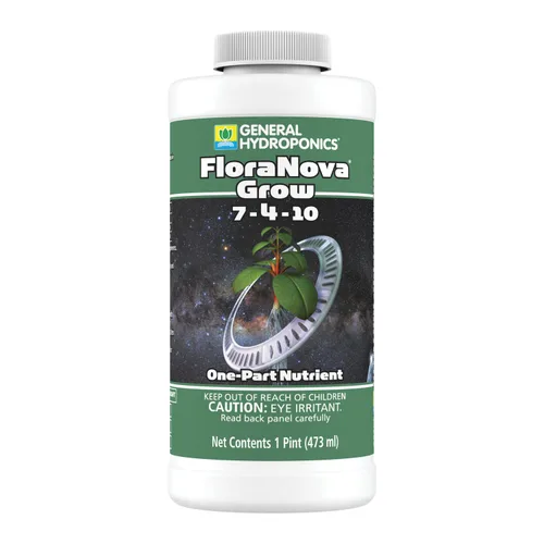 Vista 5 de General Hydroponics FloraNova Family: Grow and Bloom - Fertilizantes líquidos base, botellas de 1 pinta