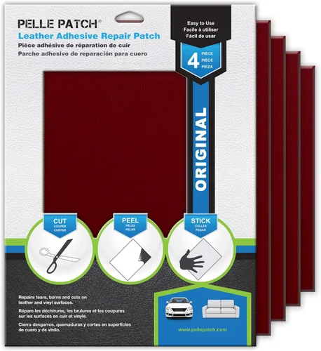 Vista 66 de Parche de reparación de cuero y vinilo - 25 colores disponibles - Original 4x60 - Beige