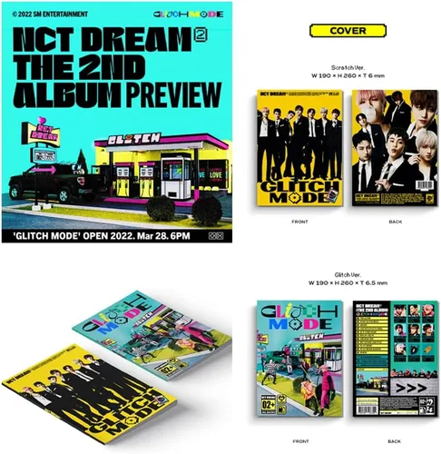 Vista 2 de NCT Dream - Modo Glitch la segunda versión del álbum Photobook (Conjunto (A+B) ver)