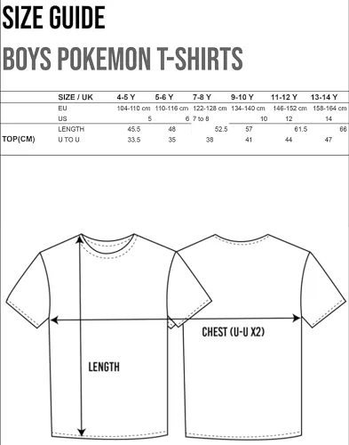 Vista 7 de Pokemon Camisetas para niños con personajes de Pikachu verde o negro