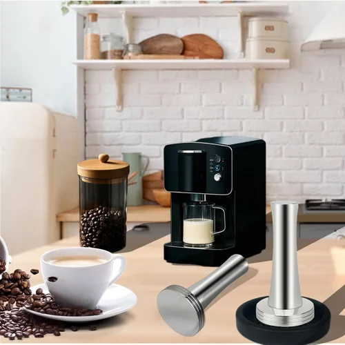 Vista 4 de Tamper de café 1.535 in 1.575 in, Espresso Tamper 1.535 in 1.575 in 1.535 in 1.575 in 1.535 in 1.575 in 304 Acero inoxidable Espresso Café Tamper