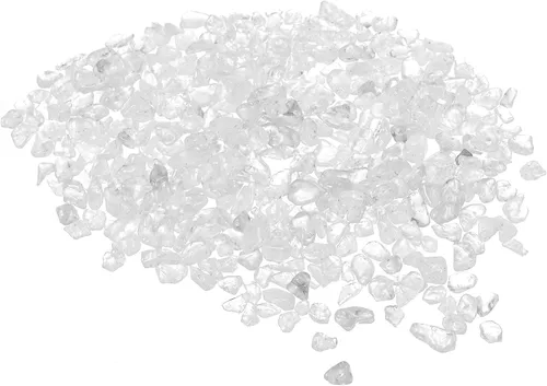 Vista 10 de MECCANIXITY Piedras pulidas de 3.53 oz/0.22 libras, 0.197-0.276 in, cristal triturado natural, piedras pulidas irregulares, decoración de grava