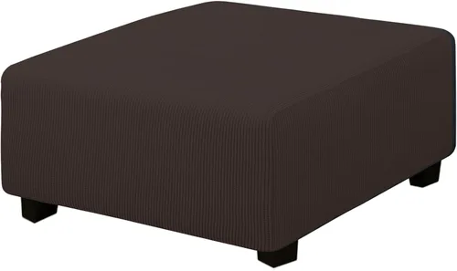 Vista 80 de Easy-Going Funda Elástica para Otomana Taburete de Almacenamiento Plegable Protector de Muebles Funda Rectangular Suave con Parte Inferior Elástica