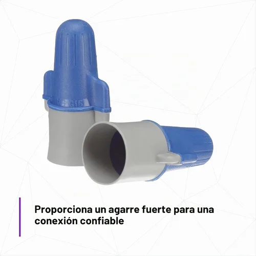 Vista 5 de 3M Performance Plus - Conector de cable, B/G+JUG, 14-6 AWG, jarra de 250