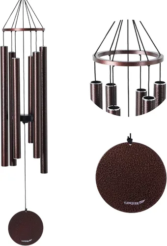 Vista 13 de Vanquer Wind Chimes for Outside Deep Tone - 38'' Wind Chimes Outdoor Clearance, Deep Tone, Windchimes Outdoors, Memorial, Sympathy Gift, Garden