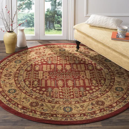 Vista 8 de SAFAVIEH Mahal Collection - Alfombra decorativa, 2.2 x 4 pies, azul marino y natural, diseño oriental tradicional, no desprende pelusa y de fácil