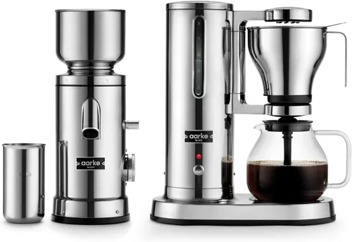 Vista 11 de Cafetera aarke - Eléctrica de 10 tazas / 42 fl oz con goteo y parada automática, jarra de vidrio, prepara una olla completa en menos de 6 minutos