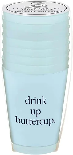 Vista 24 de Santa Barbara Design Studio Party Shot Glass - 10 vasos reutilizables de plástico sin BPA, 2 onzas, tequila de sal y lima