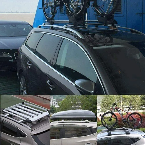 Vista 6 de 2 barras transversales con cerradura para Nissan X-Trail Rogue 2014-2021