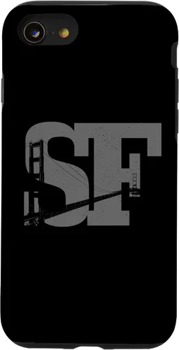 Vista 13 de Funda vintage para iPhone 14 San Francisco California SF Golden Gate Bridge