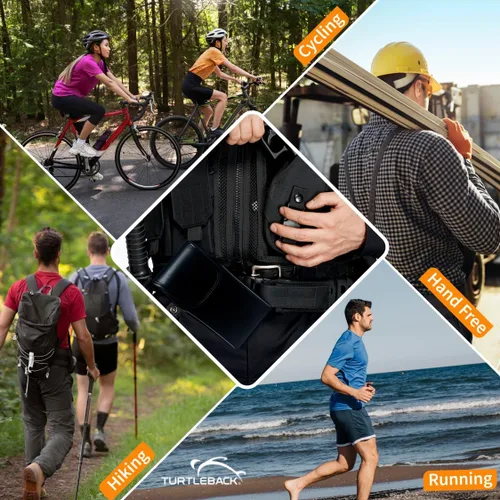 Vista 9 de Turtleback Funda de cuero de alta calidad para Samsung Galaxy S25-S20 – Soporte de cinturón de teléfono negro para viajes a prueba de golpes, fundas