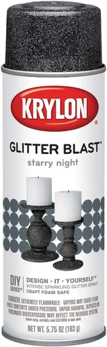 Vista 20 de Krylon K03806A00 Glitter Blast Pintura en aerosol con diamantina para proyectos de manualidades, Rojo Bomba de Cereza, 5.75 oz