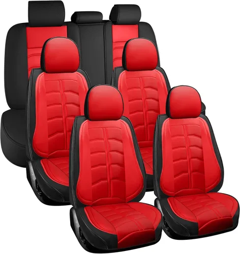 Vista 19 de Funda de asiento de auto de 7 asientos para Nissan Armada 2004-2023, funda de asiento duradera, resistente al desgaste, impermeable, transpirable