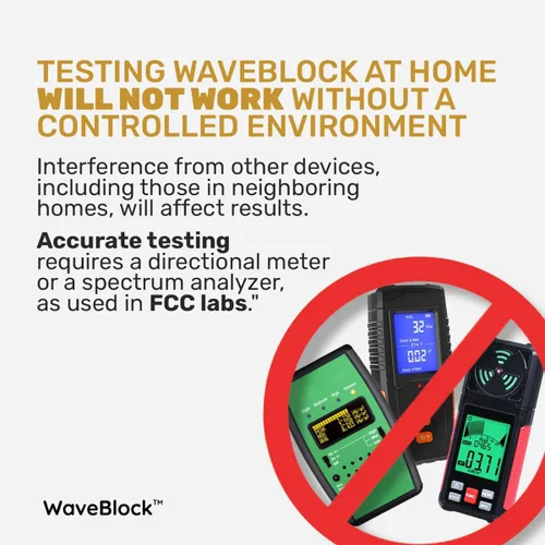 Vista 3 de WAVEBLOCK Bloqueador de EMF para Celular - Hecho para iPhone 11 - La única pegatina 5G-Shield patentada, respaldada científicamente y probada