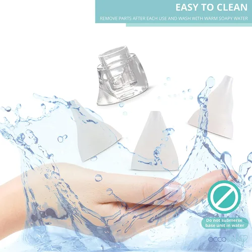 Vista 3 de OCCObaby Kit de accesorios de aspirador nasal de batería - Kit de repuesto de chupón de nariz OCCObaby