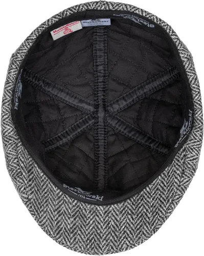 Vista 4 de Sterkowski Rusty Harris Tweed Gorra plana para hombres y mujeres Clásico 6 paneles cálido transpirable pico de pato