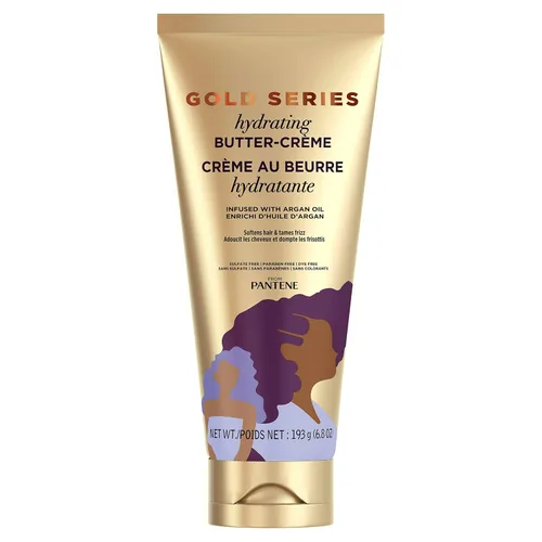 Vista 2 de Pantene Gold Series Crema Hidratante con Mantequilla, 6.8 oz