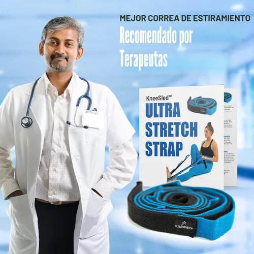 Vista 4 de KneeSled™ Ultra Stretch Strap La mejor opción para fisioterapia U.S.A.