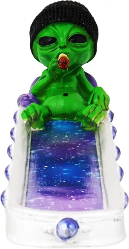 Vista 3 de Quemador de incienso Stoner Alien in Galaxy - 10