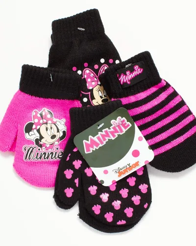 Vista 6 de Disney Paquete de 4 guantes o manoplas para niñas Minnie Mouse, Vamperina (niñasniñas pequeñas)