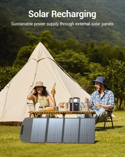 Vista 5 de BLAVOR Estación de energía portátil, generador para exteriores de 236.8 Wh/64,000 mAh, generador pequeño de carga rápida bidireccional USB C de 100