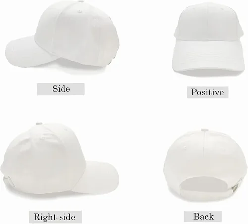 Vista 38 de Gorra de béisbol 100% algodón clásico deportivo casual gorra de golf Sunhat tamaño ajustable