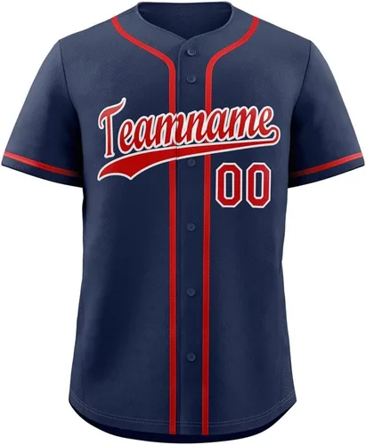 Vista 17 de Camisetas de béisbol personalizadas para hombres, mujeres, niños, camisetas con botones, personalizadas, número de nombre impreso o cosido