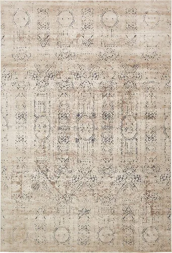 Vista 5 de Unique Loom Chateau Collection - Alfombra de área - Quincy (2' x 3' 1" Rectángulo, Beige/Marrón)
