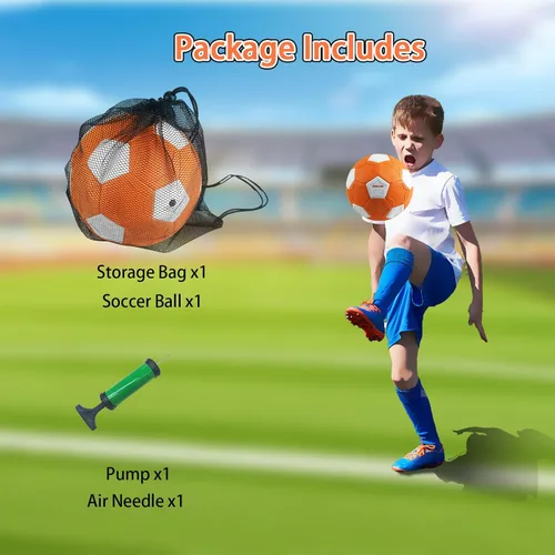 Vista 2 de Swerve and Curve - Balón de fútbol tamaño 4, pelota de entrenamiento de fútbol con paneles especiales para jugar, juegos de actividades al aire