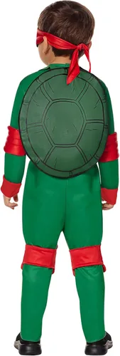 Vista 2 de Spirit Halloween Disfraz de tortuga ninja mutante adolescente para niños pequeños licencia oficial TMNT Disfraces de grupo