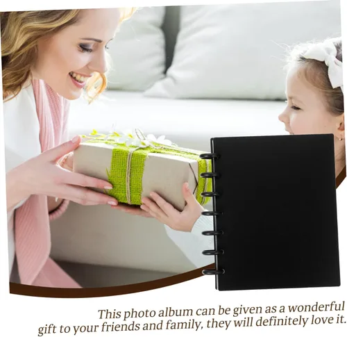Vista 9 de Zerodeko Mini Photo Album for Photocard Collection Hand-made Storage Book Pages Elegant Design for Souvenirs and Memories Lightweight and Portable