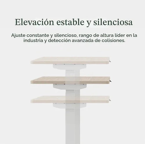 Vista 4 de Branch Duo - Escritorio de Pie de 36 Pulgadas - Escritorio de Pie Ajustable con Rango de 20" - Panel de Control OLED - Diseño Sin Marco