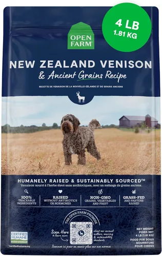 Vista 8 de Open Farm - Alimento seco para perros con cerdo y granos ancestrales, receta de cerdo criado de forma humanitaria con granos sanos, sin saborizantes