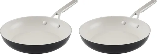 Vista 10 de KitchenAid - Sartén antiadherente de cerámica anodizada dura, 10 pulgadas