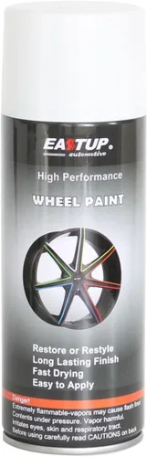 Vista 23 de EASTUP Pintura en aerosol de esmalte acrílico metálico de imitación de plata premium para ruedas - Acabado brillante, alta durabilidad, resistente
