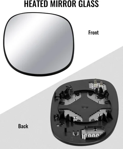 Vista 6 de Espejo calefactable lateral izquierdo para Dodge Challenger 2008-2015 Reemplazar 68048442AA 68048447AA, conjunto del espejo lateral del conductor