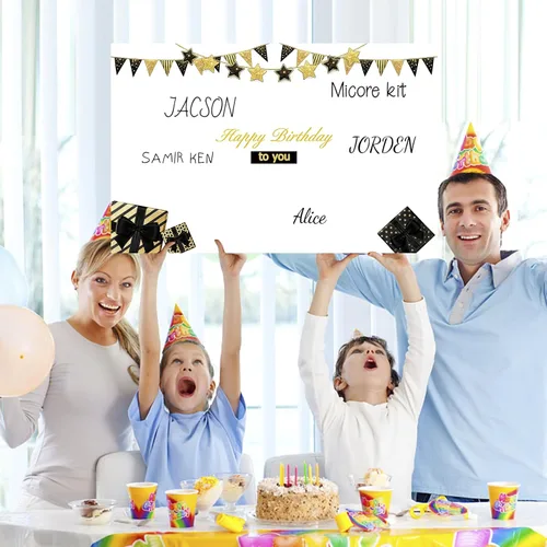 Vista 5 de Tarjeta de cumpleaños jumbo con sobre, tarjeta de felicitación gigante de 22 x 14 pulgadas para mujeres y hombres, jefes de feliz cumpleaños, libro
