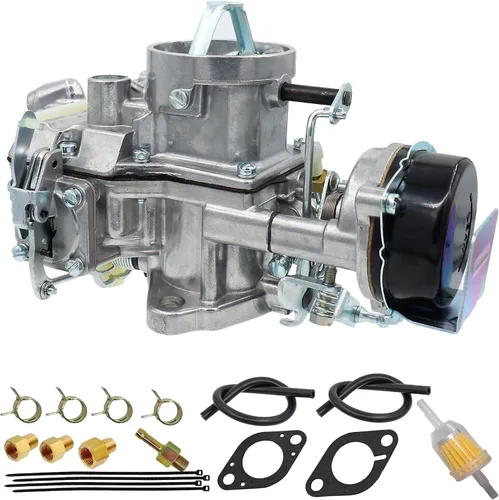 Vista 9 de Carburador de 1 barril Autolite 1100 recto 6 cilindros 170 200cu 2.8L 3.3L Motores para Ford 1963-1969 Mustang Falcon Ranchero Club Wagon Mercury