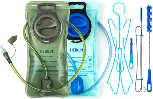 Vista 6 de HEIKLN Hydration Bladder 1.5L-2L-2.5L-3L,Leak Proof Water Reservoir, BPA Free Military Water Storage Bladder Bag Hydration Pack Replacement Easy