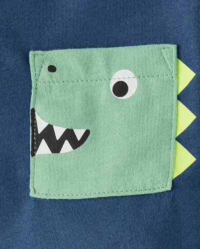 Vista 3 de The Children's Place Conjunto de 2 piezas de camiseta y pantalones cortos de manga corta para bebés y niños pequeños