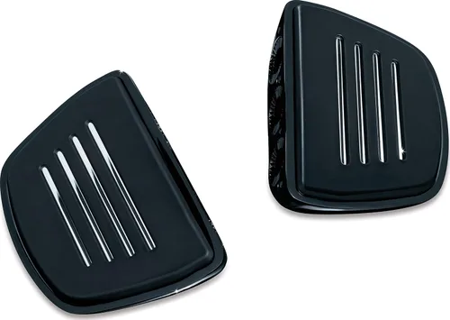 Vista 7 de Kuryakyn 4392 Componente de control de pie de motocicleta: pedales premium mini con adaptadores de montura masculina, cromado, 1 par